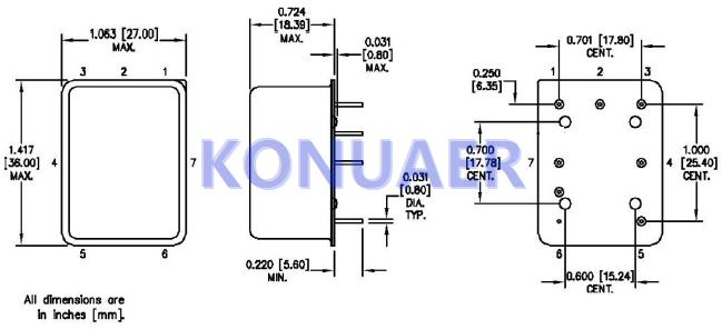 XO5123-061R晶振,mtronpti恒温晶振,XO5123有源晶振