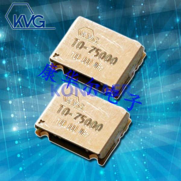 TO-75A2070KFH-LF-100.000MHz,KVG晶振,TO-75000贴片晶振