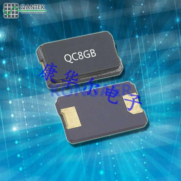 QC8GB12.0000F12B33R,QANTEK陶瓷晶振,QC8GB无源贴片晶振