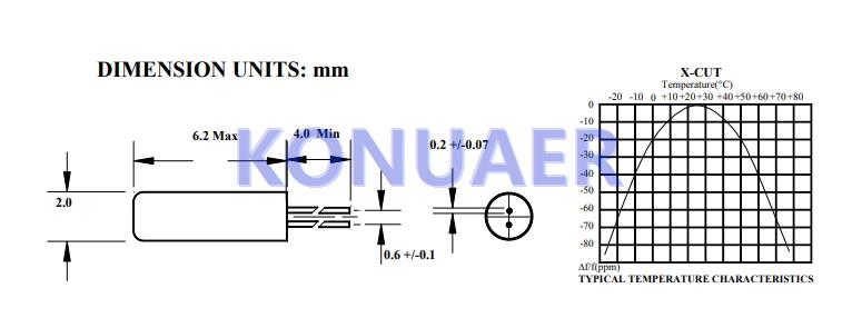 QVS26C-2XBF11-20.000KHz,QVS无源进口晶振,QVS26C晶振