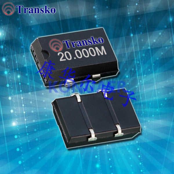 TSP-H50HM33ST-20.000M-TR,Transko特兰斯科晶振,TSP黑色面贴片晶振